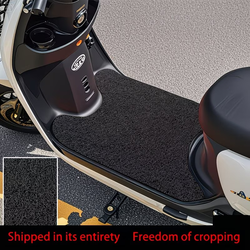 Electric Vehicle Foot Mat Dust Removal All-Season Universal Type Wire Loop Cut Electric Scooter Pedal Mat Thickened Electric Motorcycle Mat Foreign Trade Wholesale