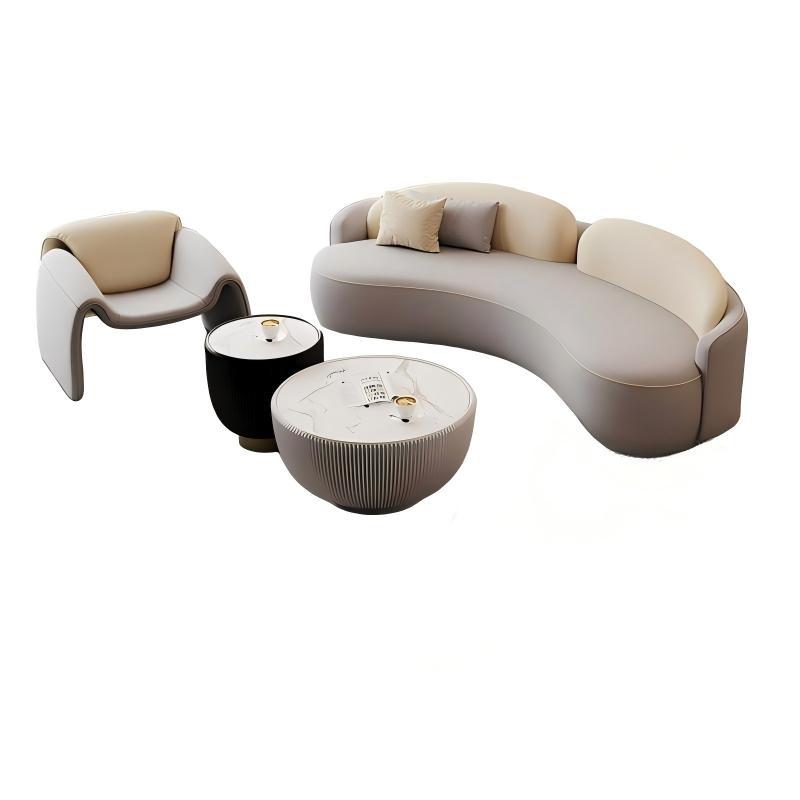 sofá de aire crema sala de estar tipo pequeño hogar salón de belleza de alojamiento residencial tienda de ropa sala de estar recepción oficina mesa de té combinación