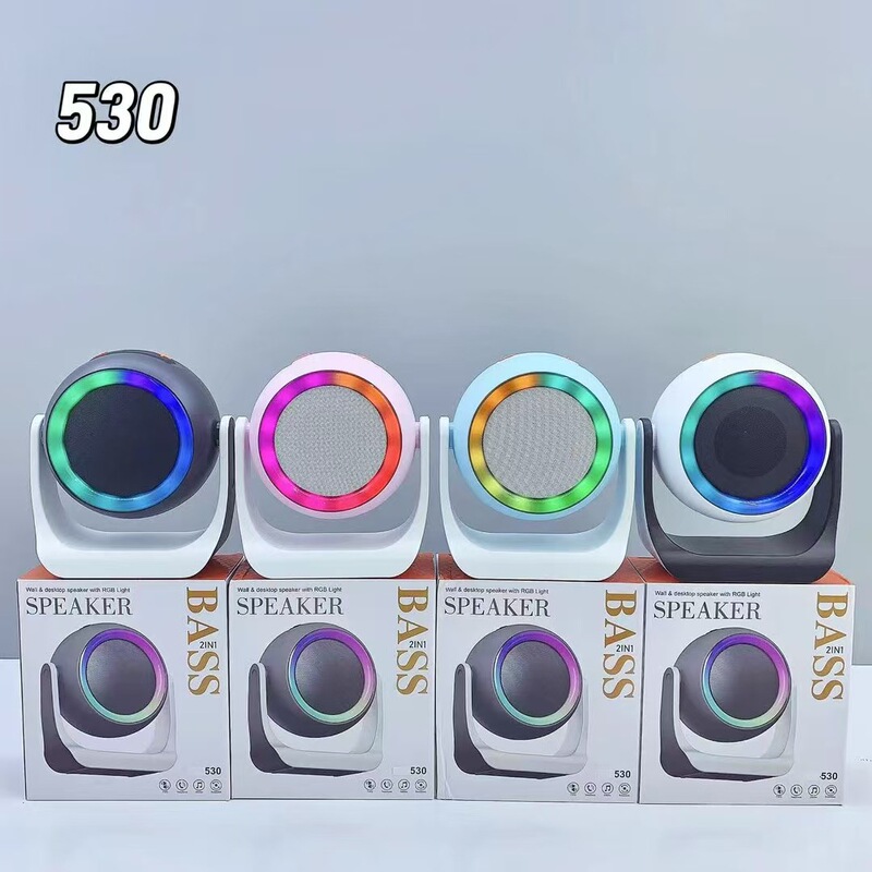 Cross-Border New Product Jc-530 Wireless Bluetooth Speaker Outdoor Home High-Power Subwoofer Wall-Mounted Desktop Audio