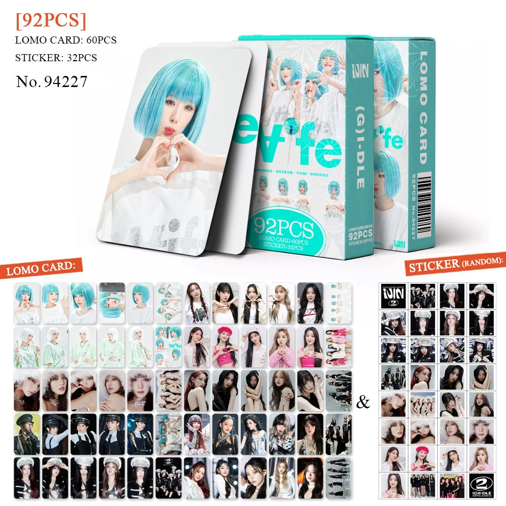 Набор 92 карточки с фото, BTS BPSKTWICE, двусторонние LOMO-карточки, фабричная печать