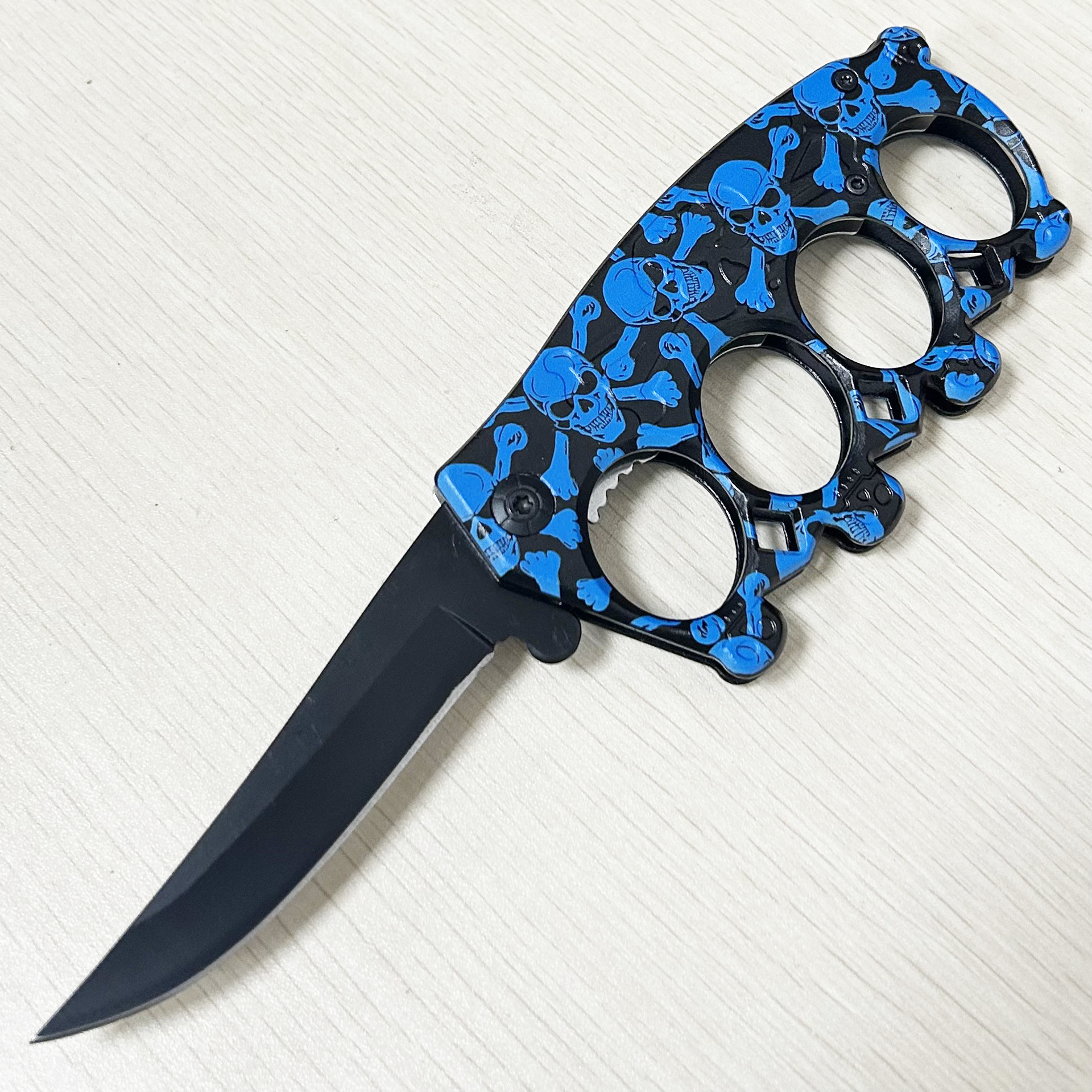 厂家直销多功能折叠小刀铝片手柄3Cr13刀刃多功能折刀便 携带背夹