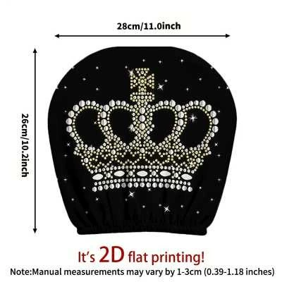 Universal seat cover Car Pillowcase Elastic Printed - 22-double-sided-printing-1pc-26cm28cm