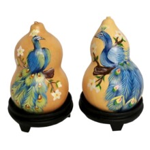厂家直供天然绘画点彩葫芦天然材料野果工艺品配件饰品配件挂件