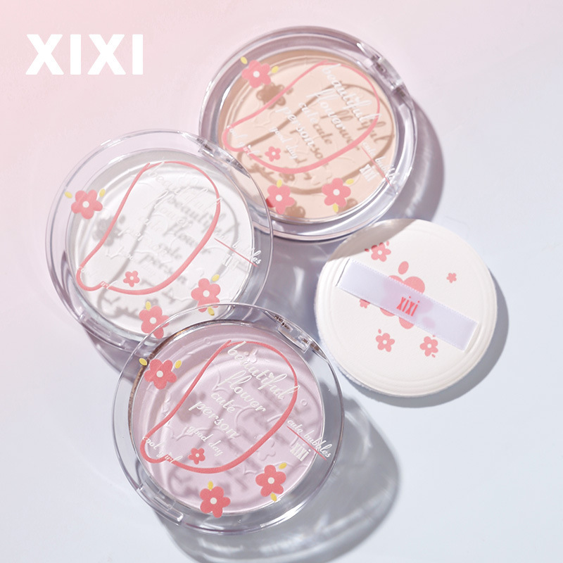 Xixi Clear Mist Fixed Focus Powder Makeup Portable Microdermabrasion Matte Student Contouring Loose Powder Affordable Makeup Domestic Products