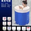Inflatable-free 70x70-bathtub+bath salt+lid+cushion+bath brush+petals