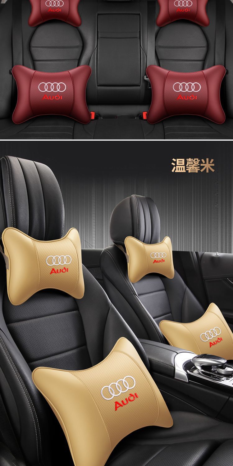 Suitable for Audi Car Headrest Pillow A6L/A4L/A5/A3/Q2L/Q3Q5Q7 Car Special Neck Pillow