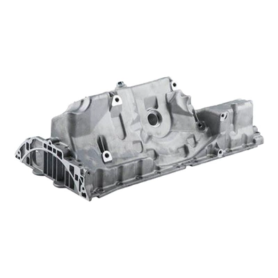 Fuel tank engine oil pan for