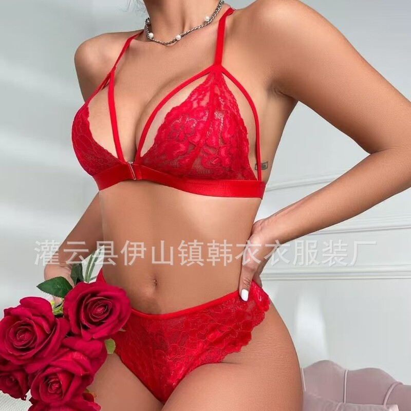 Foreign Trade European and American Style Sexy Lingerie Set, Lace Teddy Strap Babydoll Outfit, Bodysuit with Garter Belt Foreign Trade European and American Style Sexy Lingerie Set, Lace Teddy Strap Babydoll Outfit, Bodysuit with Garter Belt