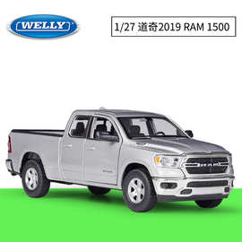 WELLY威利1:27道奇2019RAM 1500皮卡车仿真合金汽车模型成品玩具