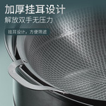 油鼓漏304不锈钢沥水篮厨房饭店油炸过滤勺酒店密孔钢柄木柄漏