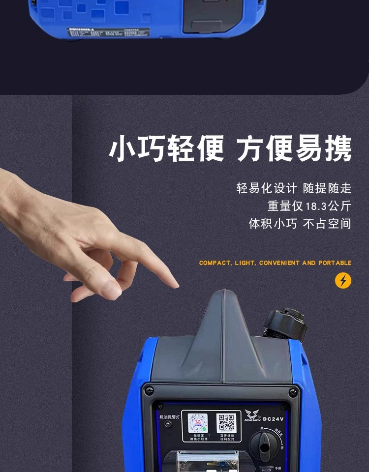 Truck 24V Gasoline Portable Generator Anti-Theft Box Bracket Zongshen Special Box Shelf Universal Electric Start