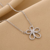 Fashionable necklace stainless steel, chain for key bag , simple and elegant design, does not fade, wholesale