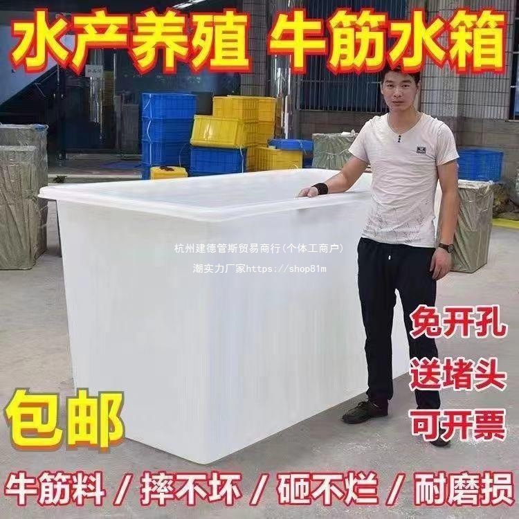 周转箱卖箱盆泡养殖箱养龟瓷砖鱼加厚大号塑料箱水产牛筋水箱