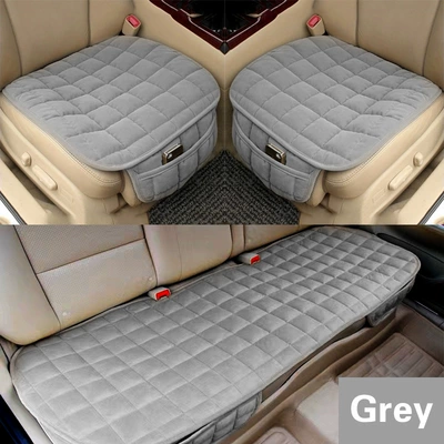 Car seat cushion, winter plush anti-slip Universal seat cover