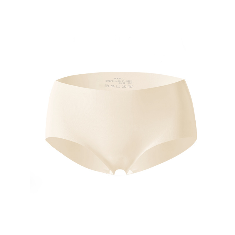 10A ~ antibacterial women's waist seamless breathable ice silk underwear ladies summer cotton antibacterial crotch briefs wholesale