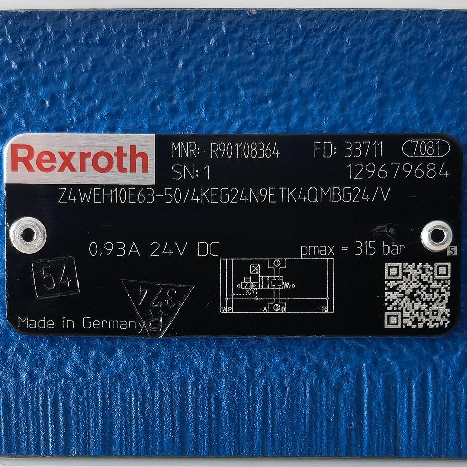 R901108364  Z4WEH10E63-5X/4KEG24N9ETK4QMBG24/V  Rexroth