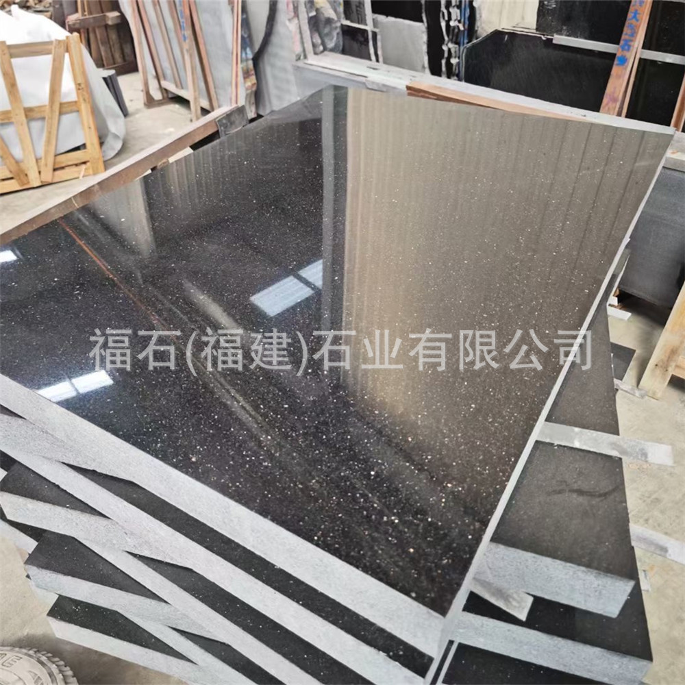 黑色大理石进口花岗岩黑金沙墓碑石材水景镶边厨房台面踏步门槛石