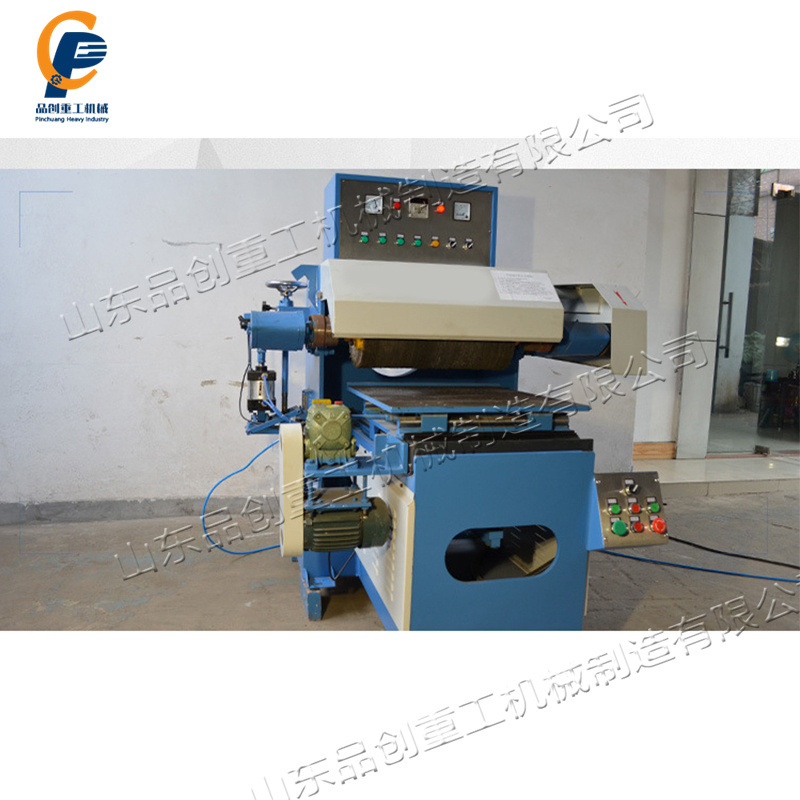 单轴平板平面抛光机 龙门式金属板拉丝机 钢板镜面自动抛面磨光机