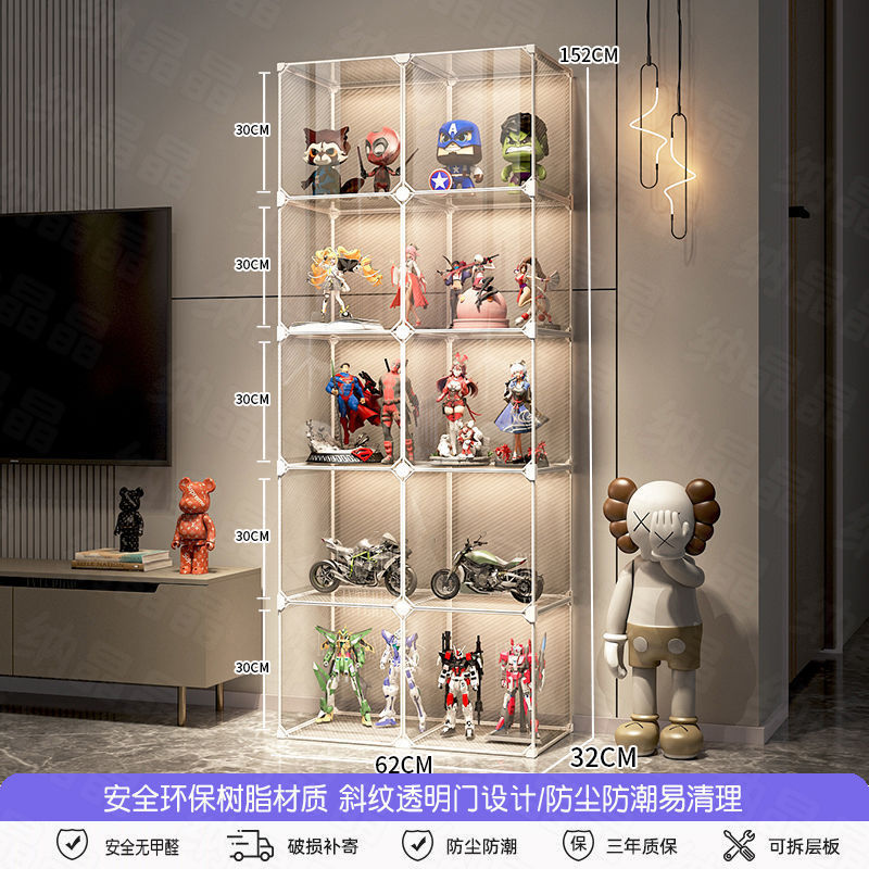 手作りレゴディスプレイキャビネットおもちゃビルディングブロック模造アクリル手頃な価格のホームディスプレイ収納棚透明収納ボックス|undefined