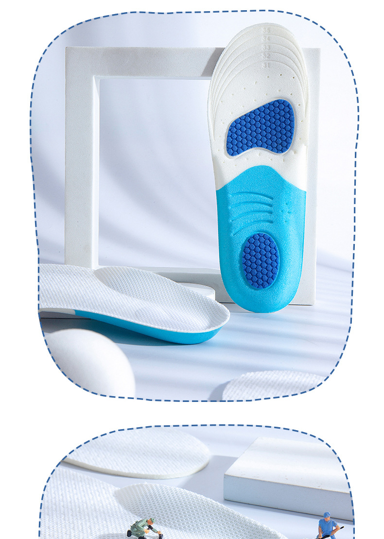30g Weight Sports Shoes Suitable For Shoe Type Insoles Shoe Accessories Type A Pair Quantity Outdoor, Daily Occasion Solid Color Shoe Accessories Eva Damping Breathable Sports Shoes All Seasons Insoles