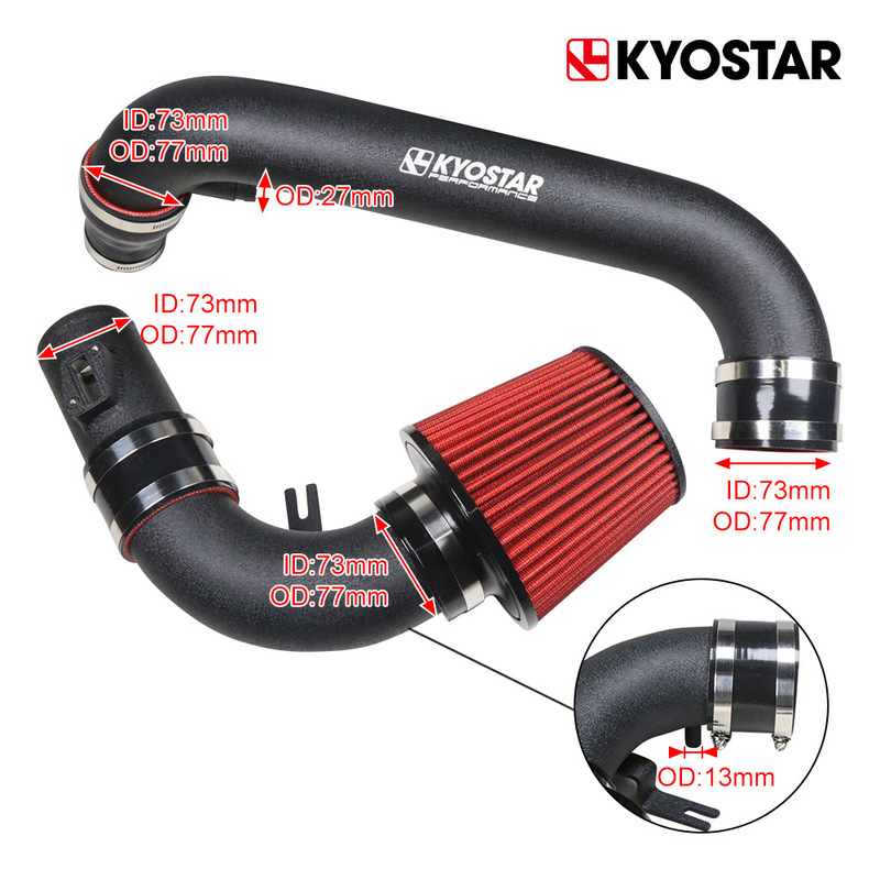 車の改造吸気キットは、ゴルフ GTi ジェッタ MK6 パサート ティグアン冷気吸気システムに適しています。|undefined