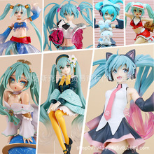 初音未来樱花洛丽塔兔耳朵女郎靠枕初音婚纱礼服啦啦队美少女手办