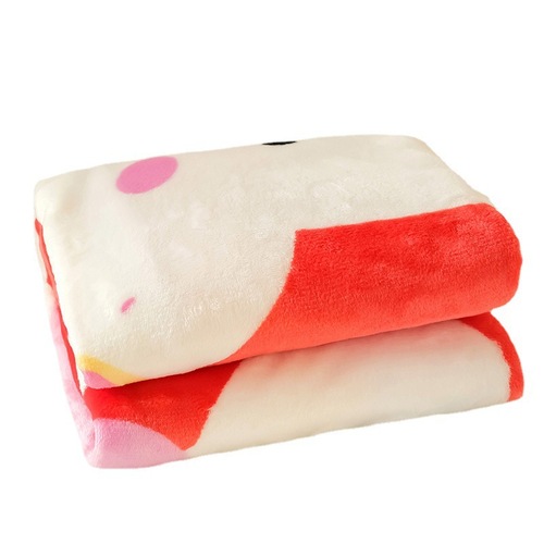 Cartoon Children's Blanket Kindergarten Lunch Break Blanket Baby Small Blanket Falai Velvet Blanket Four Seasons Gift Welfare Blanket