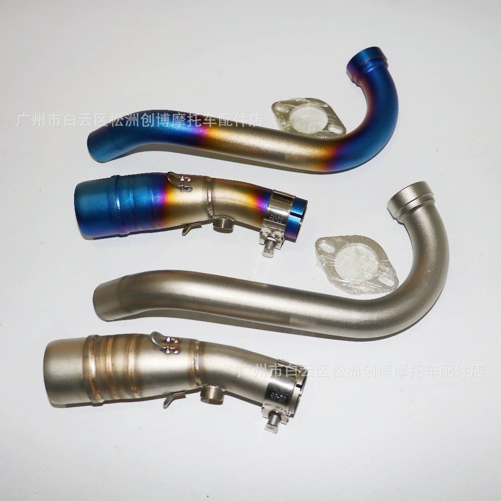 Запчасти для тюнинга мотоциклов: изогнутая выхлопная труба для X-MAX300 с карбюратором EFI