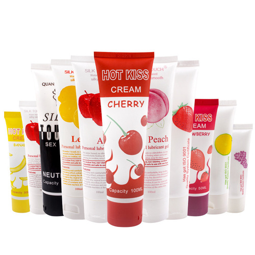 Zhengtian HotKiss cherry flavored lubricant banana fruity water-soluble lubricant strawberry lemon lovekiss