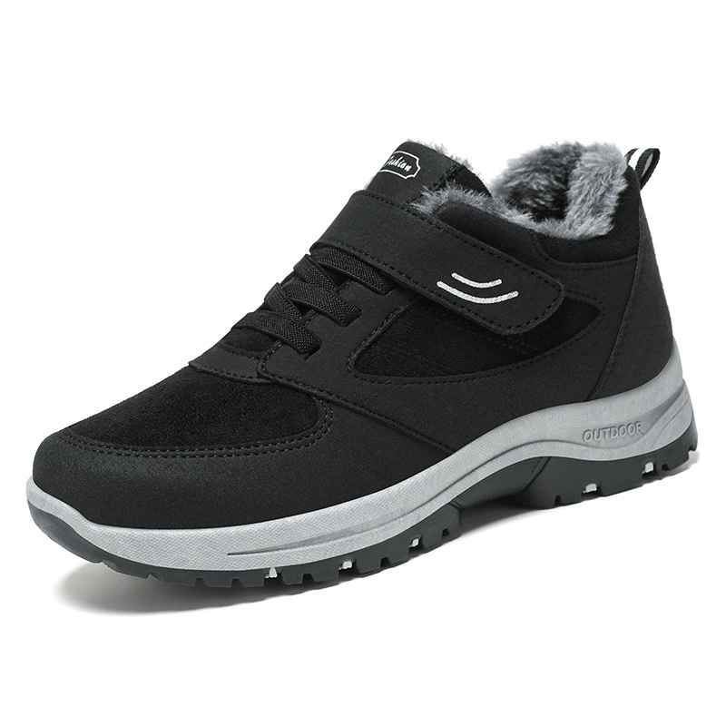 Cozy warm walking boots for leisure, comfortable fit for middle-aged wearers, direct factory sale