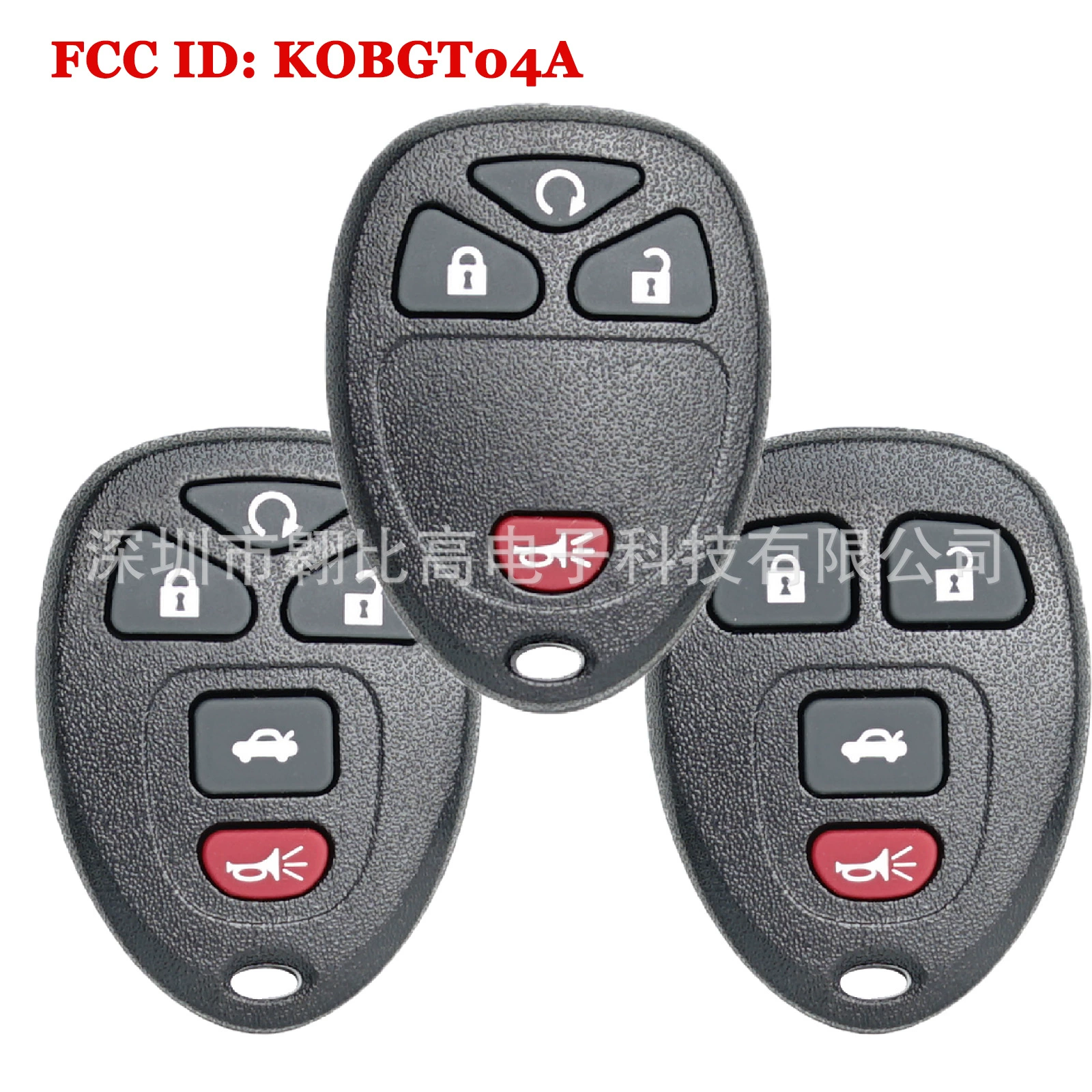 Трансграничный для Chevrolet Pontiac Saturn 5 ключ дистанционного управления автомобильный ключ KOBGT04A