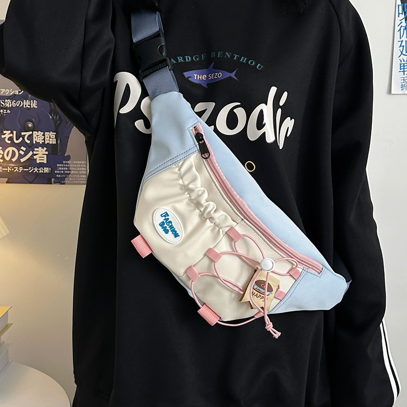 Bolso de Pecho y Cangurera Deportivo de Nailon para Uso Diario