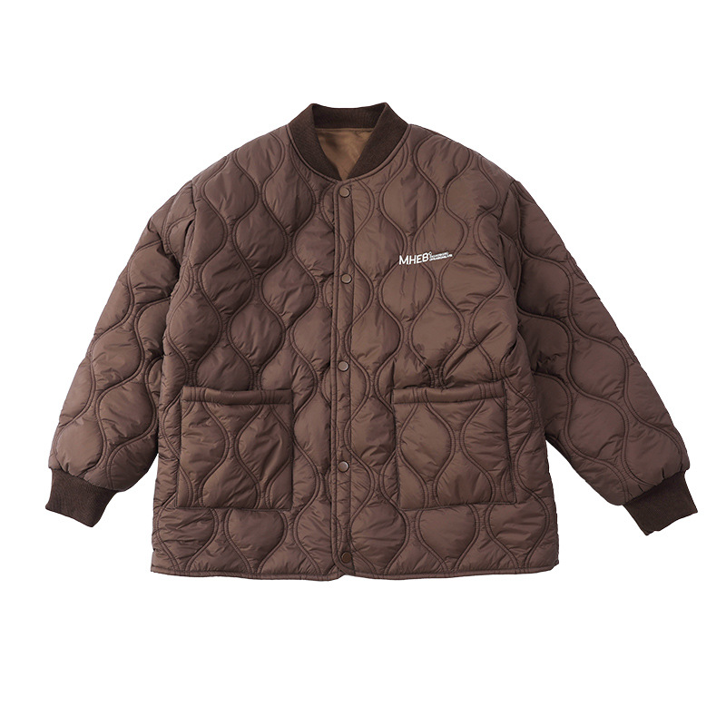 Fat Boy ropa de algodón acolchada para niños Delgado uniforme escolar artefacto ropa de algodón acolchado forro gordo ropa para niños ropa de invierno para niños ropa delgada de algodón acolchada más tamaño
