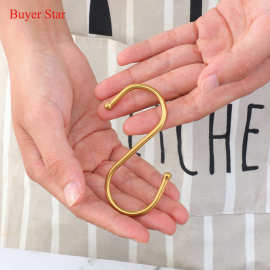 不锈钢S型挂钩   新款金属彩色厨房厨具整理S型挂钩