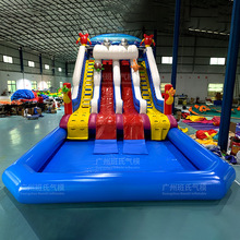 移动充气城堡儿童乐园充气水池滑梯户外摆摊游乐场设备厂家直销