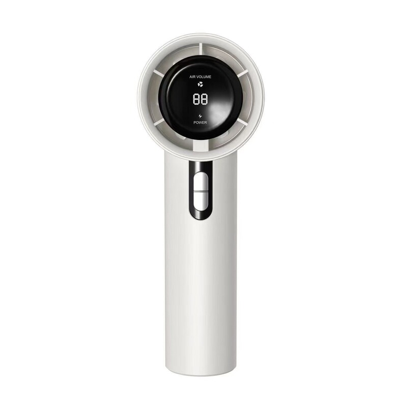 100速高速手持ちファンusbミニ携帯充電ターボ小型ファンデジタル表示デスクトップファンGS5|undefined