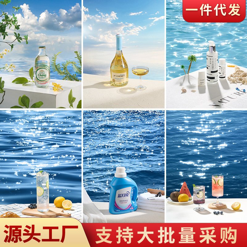 Original Sea Oil Canvas Large Size Portraits Live Still Life Products Photography Props Water Ripple Blue Sky Original Sea Oil Canvas Large Size Portraits Live Still Life Products Photography Props Water Ripple Blue Sky