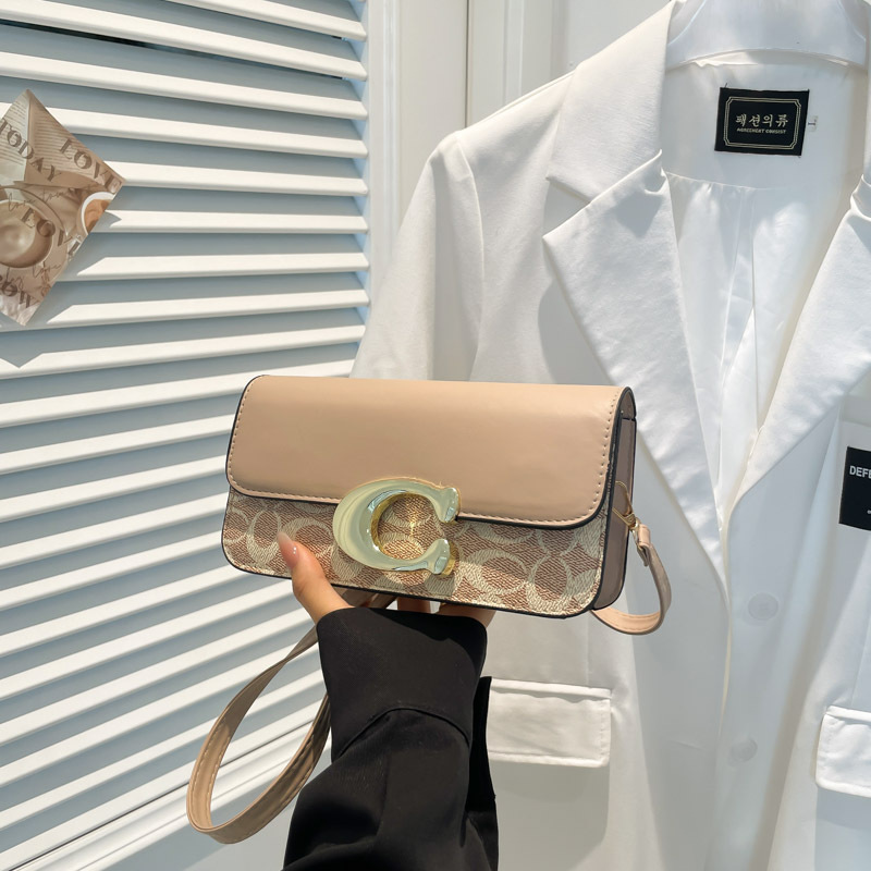 貿易 2025 夏の新作バッグ女性の小さな正方形バッグファッショナブルで多用途なトレンディな質感のシングルショルダークロスボディバッグ|undefined