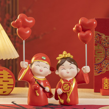 创意订婚宴摆台家居桌面婚庆新婚装饰礼品结婚摆件情侣伴手礼批发