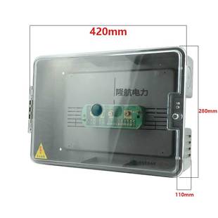 Transparent plastic terminal box 4 in 12 out terminal box junction box junction box open wall-mounted waterproof branch box