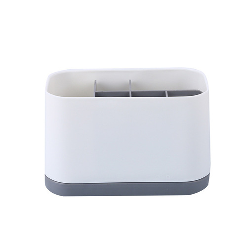 Creative toothbrush and toothpaste storage rack bathroom bathroom storage rack desktop washbasin makeup brush comb storage box