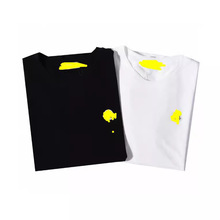 MONC蒙家新款高版本印花t恤经典宽松短袖男女同款款亲子款情侣装