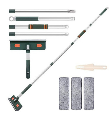 Transfronterizo nuevo artefacto de limpieza de vidrio hogar alargado empalme Barra de limpieza de ventanas limpiaparabrisas