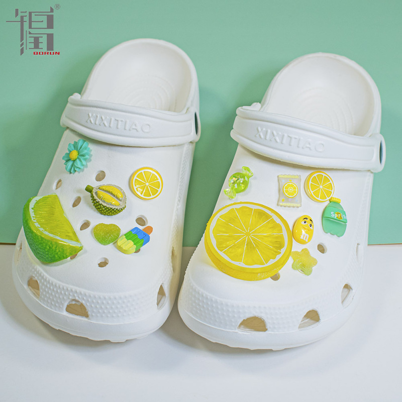New Summer Lemon 3D Fruit Hole Shoes Decorative Shoe Buckle DIY Shoe Flower Accessories Shoe Buckle Ins Shoe Accessories Accessories New Summer Lemon 3D Fruit Hole Shoes Decorative Shoe Buckle DIY Shoe Flower Accessories Shoe Buckle Ins Shoe Accessories Accessories