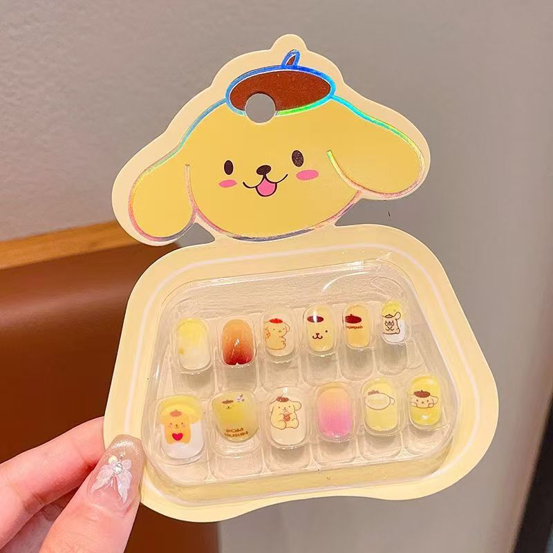 Adorable Sanrio pegatinas de uñas para niños con uñas exquisitas Kolomi Melaty pegatinas de uñas parches de uñas image 35