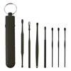 Black ear picking, spiral, tools set for ears, wholesale