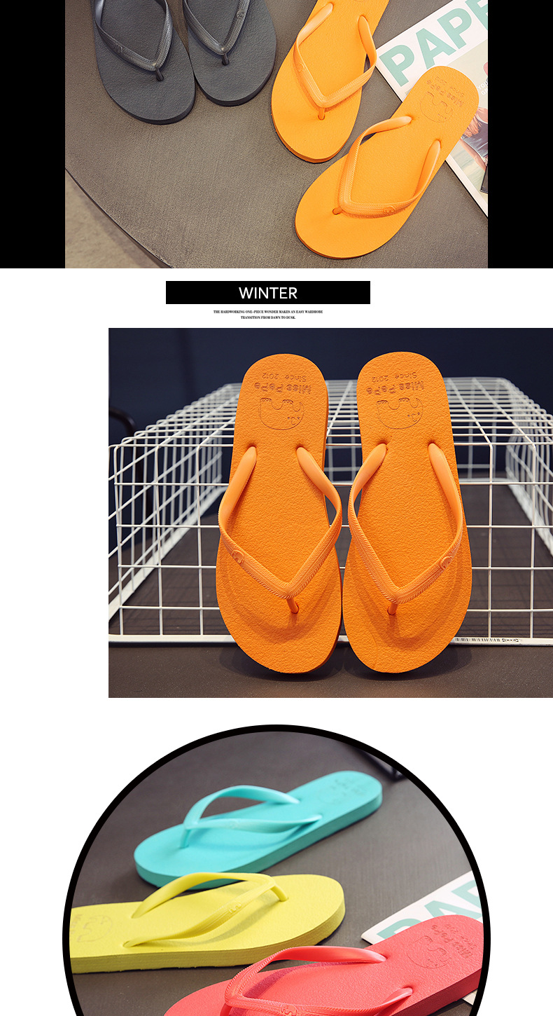 Women's Trendy Flat Flip-flops For Beach Summer Casual Wear_voghion.com