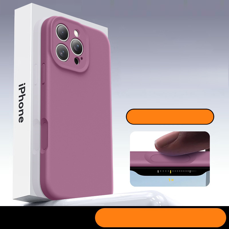 Nueva funda integrada con botón de cámara de silicona líquida, compatible con iPhone 14, iPhone 17, botón de cámara con IA, iPhone 15.