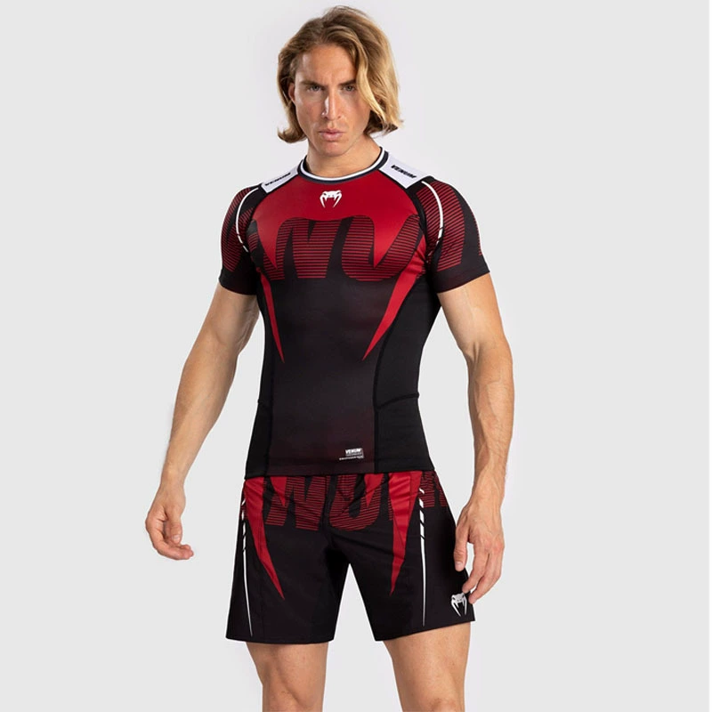 VENUM Venom мужские тайтсы для единоборств, суперэластичные для джиу-джитсу и фитнеса, быстросохнущие, комплект для бега