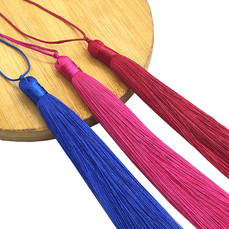 20cm Long Tassel Pendant Chinese Ancient Style Han Dynasty Lantern Fan Pendant Accessories Hanging Tassel Manufacturer Wholesale 20cm Long Tassel Pendant Chinese Ancient Style Han Dynasty Lantern Fan Pendant Accessories Hanging Tassel Manufacturer Wholesale